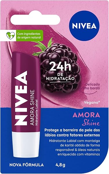 Bálsamo Labial NIVEA Amora Shine